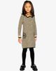 Deux par Deux Deux par Deux Knit Collar Honeycomb Floral Embroidery Dress - 2