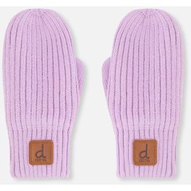 Deux par Deux Deux par Deux Knit Lined Ribbed Cuff Mittens