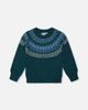 Deux par Deux Deux par Deux Knit Nordic Jacquard Raglan Sleeve Sweater - 1