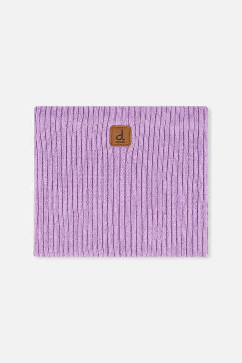 Deux par Deux Deux par Deux Knit Ribbed Logo Neckwarmer