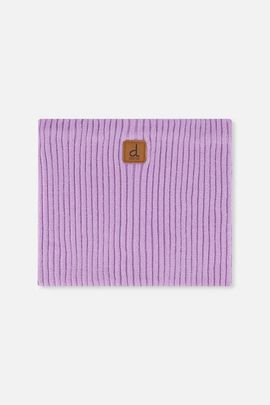 Deux par Deux Deux par Deux Knit Ribbed Logo Neckwarmer