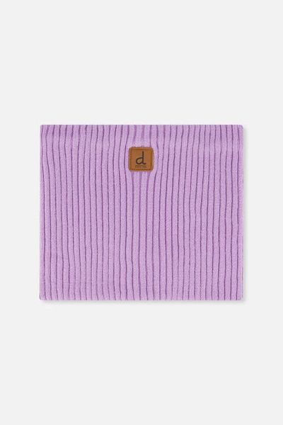 Deux par Deux Deux par Deux Knit Ribbed Logo Neckwarmer