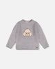 Deux par Deux Deux par Deux Knit Texture Poodle Appliqué Sweater - 1