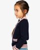 Deux par Deux Deux par Deux Knitted Button Front Striped Trim Cardigan - 3