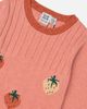 Deux par Deux Deux par Deux Knitted Strawberry Jacquard Ribbed Trim Dress - 3