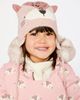 Deux par Deux Deux par Deux Leopard Face Fleece Lined Ear Flap Winter Knit Hat - 2