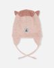 Deux par Deux Deux par Deux Leopard Face Fleece Lined Ear Flap Winter Knit Hat - 3