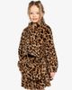Deux par Deux Deux par Deux Leopard Faux Fur Elastic Waist A-Line Skirt - 4