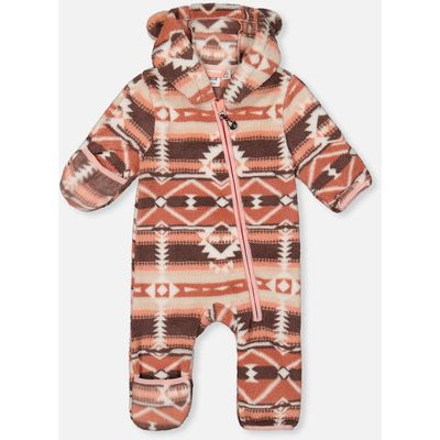 Deux par Deux Deux par Deux Mid-Season Fleece Animal Ear Hood Fold-Over One-Piece Outerwear