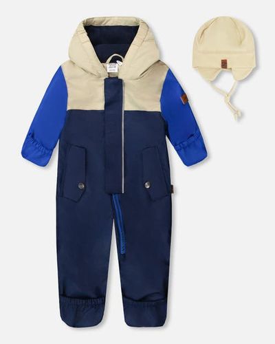 Deux par Deux Deux par Deux Mid-Season One-Piece Outerwear with Hat