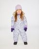 Deux par Deux Deux par Deux Mini Flowers Original One Piece Puffy Snowsuit with Removable Mittens and Boots - 2