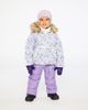 Deux par Deux Deux par Deux Mini Flowers Snug Car Seat Fleece Neckwarmer One Piece Snowsuit - 2