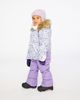 Deux par Deux Deux par Deux Mini Flowers Snug Car Seat Fleece Neckwarmer One Piece Snowsuit - 3