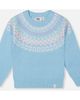 Deux par Deux Deux par Deux Nordic Jacquard Raglan Sleeve Ribbed Cuff Sweater - 1