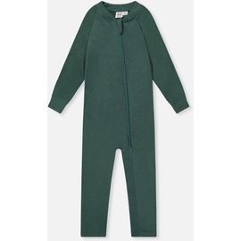 Deux par Deux Deux par Deux One Piece Fleece Stretch Asymmetric Zipper Thermal Underwear