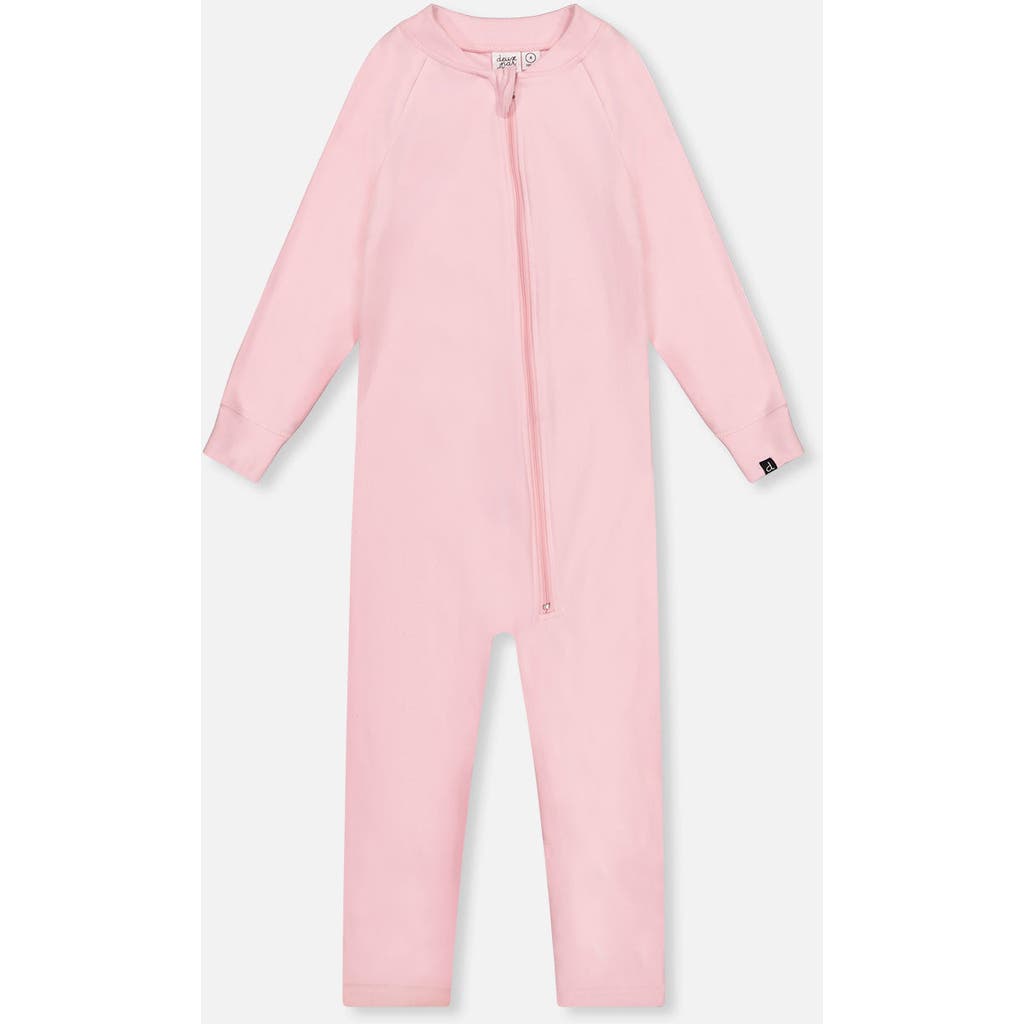 Deux par Deux Deux par Deux One Piece Fleece Zipper Asymmetric Thermal Underwear