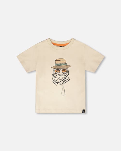 Deux par Deux Deux par Deux Organic Cotton Graphic Short Sleeve T-Shirt