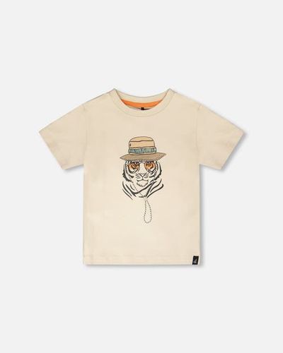 Deux par Deux Deux par Deux Organic Cotton Graphic Short Sleeve T-Shirt