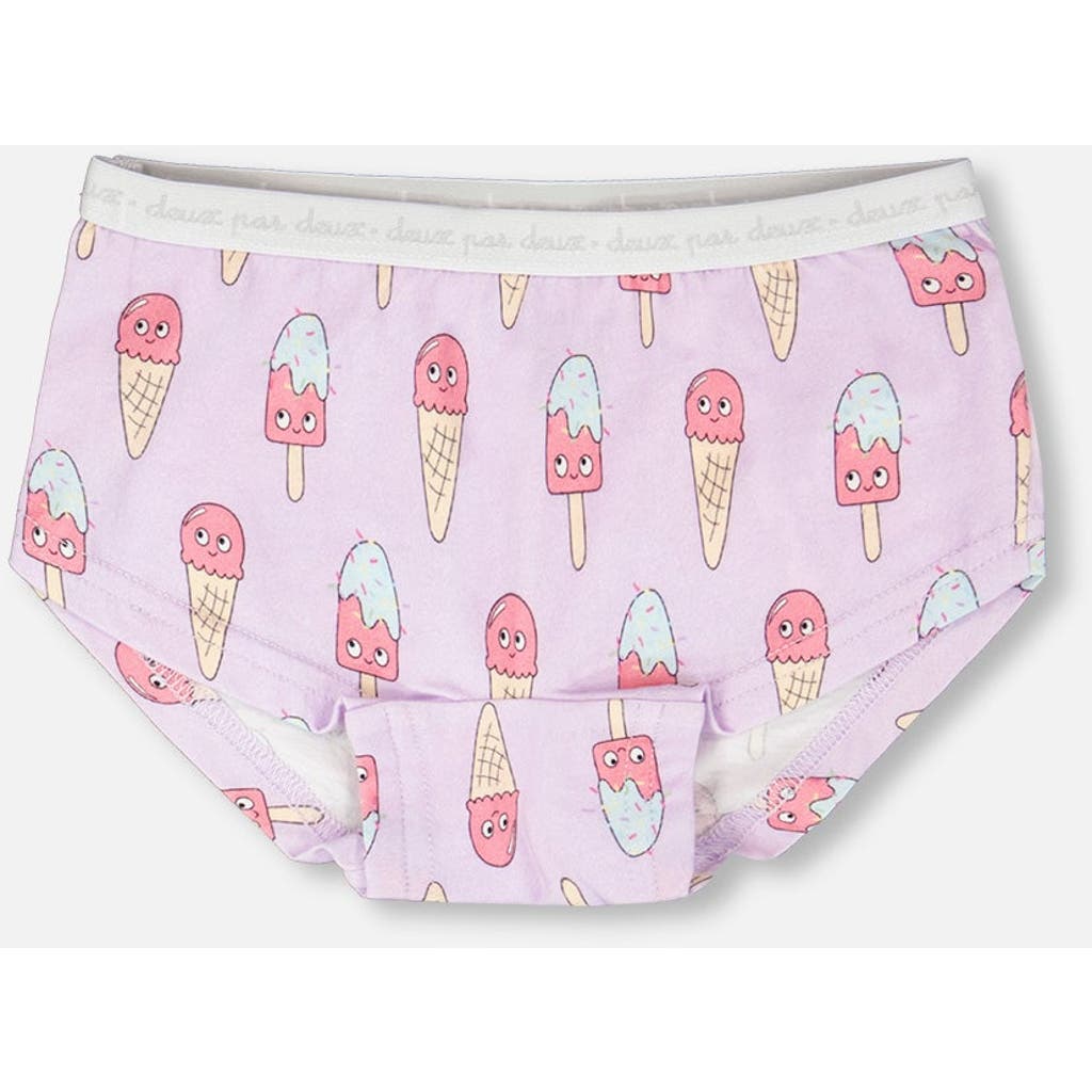 Deux par Deux Deux par Deux Organic Cotton Ice Creams Boyshort Panty
