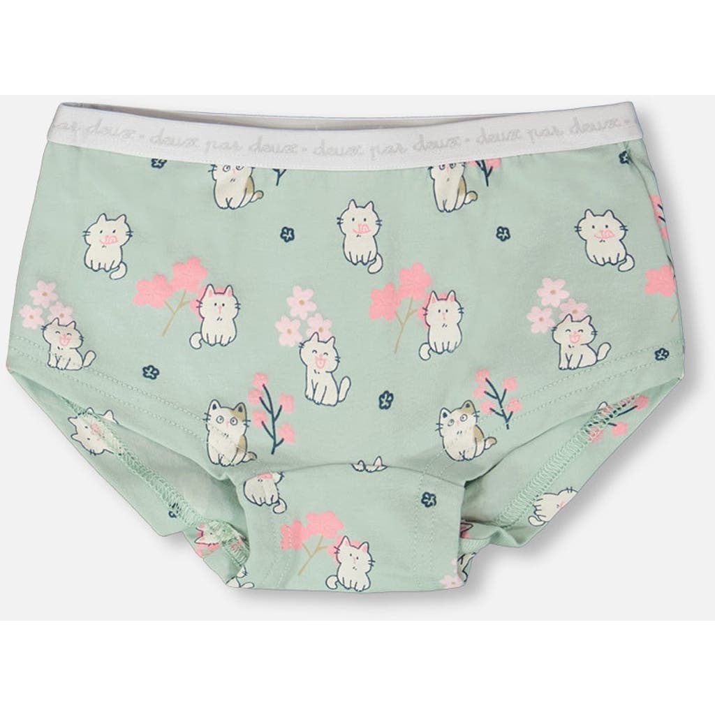Deux par Deux Deux par Deux Organic Cotton Kitten Boyshort Panty