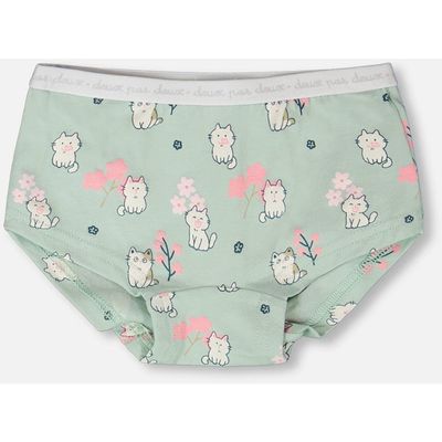 Deux par Deux Deux par Deux Organic Cotton Kitten Boyshort Panty