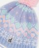 Deux par Deux Deux par Deux Peruvian Fair Isle Fleece Lined Earflap Knit Hat with Pompom - 3