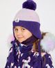 Deux par Deux Deux par Deux Peruvian Striped Fleece-Lined Earflap Knit Hat with Pompom - 2