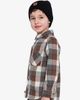 Deux par Deux Deux par Deux Plaid Button-Front Chest Pocket Flannel Shirt - 3