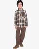 Deux par Deux Deux par Deux Plaid Button-Front Chest Pocket Flannel Shirt - 5