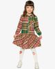 Deux par Deux Deux par Deux Plaid Button Front Chest Pocket Shirt Dress - 2