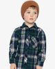 Deux par Deux Deux par Deux Plaid Button Front Shirt Collar Shirt - 2