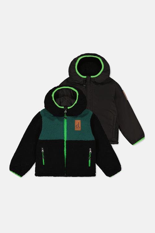 Deux par Deux Deux par Deux Reversible Fleece Coated Fabric Mid-Season Jacket