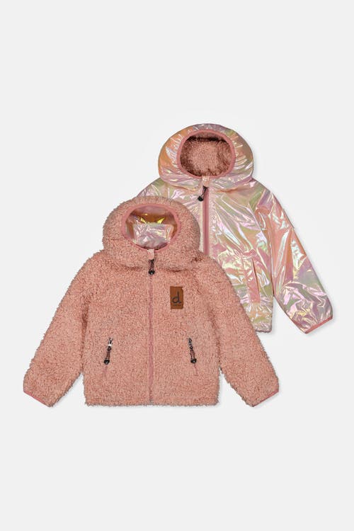 Deux par Deux Deux par Deux Reversible Hooded Fleece Mid-Season Jacket
