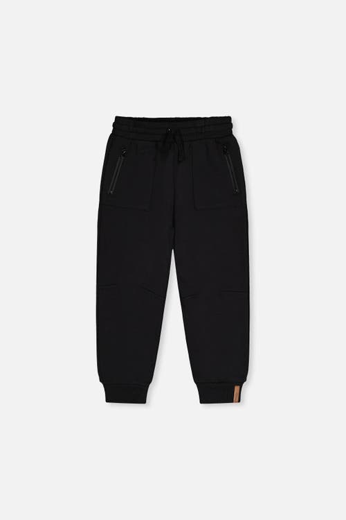 Deux par Deux Deux par Deux Ribbed Ankle Cuffs Fleece Sweatpants with Pockets