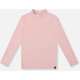 Deux par Deux Deux par Deux Ribbed Mock Neck Long Sleeve Top