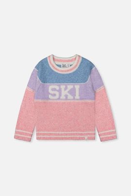 Deux par Deux Deux par Deux Ski Jacquard Colorblock Sweater