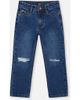 Deux par Deux Deux par Deux Stretch 5-Pocket Button Zip Fly Jeans - 1