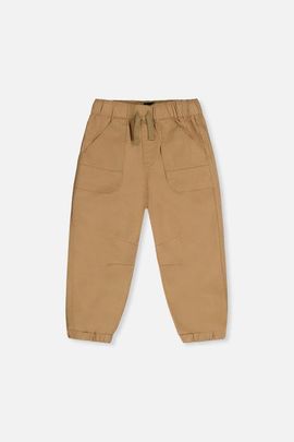 Deux par Deux Deux par Deux Stretch Canvas Jogger Pants with Patch Pockets