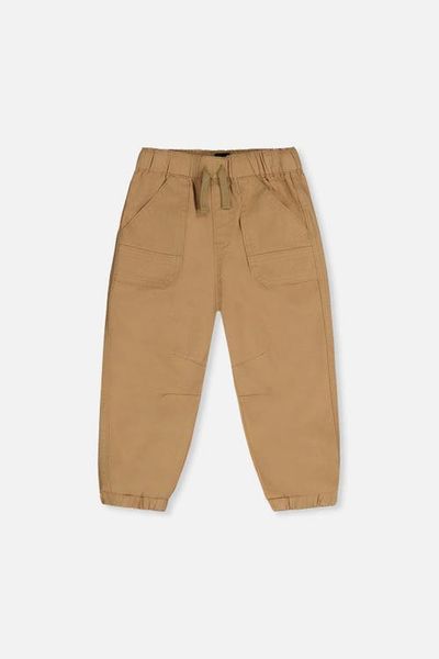 Deux par Deux Deux par Deux Stretch Canvas Jogger Pants with Patch Pockets