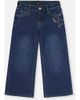 Deux par Deux Deux par Deux Stretch Denim Embroidered Flower Jeans - 1