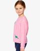 Deux par Deux Deux par Deux Sweet Embroidered Fruit Shoulder Button Knit Top - 3