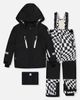 Deux par Deux Deux par Deux Teknik Checkered Hood Jacket & Reinforced Pants Two Piece Snowsuit - 1