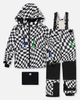 Deux par Deux Deux par Deux Teknik Checkered Jacket & Reinforced Pants Two Piece Snowsuit - 1