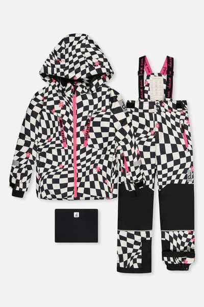 Deux par Deux Deux par Deux Teknik Expandable Sleeve Fleece Lined Two Piece Jacket & Pants Snowsuit