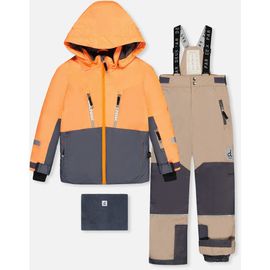 Deux par Deux Deux par Deux Teknik Fleece Jacket with Expandable Sleeves & Pants Two Piece Snowsuit