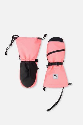 Deux par Deux Deux par Deux Teknik Zip Pocket Rubberized Palm Winter Mittens
