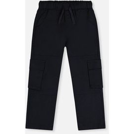 Deux par Deux Deux par Deux Twill Cargo Pocket Drawstring Waist Pants