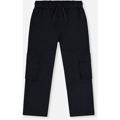 Deux par Deux Deux par Deux Twill Cargo Pocket Drawstring Waist Pants