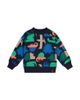 Deux Par Deux Deux par Deux Unisex Dinosaur Ribbed Cuffs Fleece Sweatshirt - 1