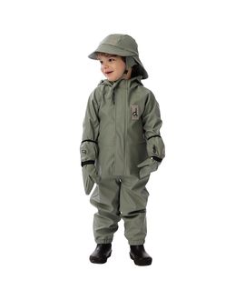 Deux Par Deux Deux par Deux Unisex Elastic Cuff One Piece Hooded Rain
